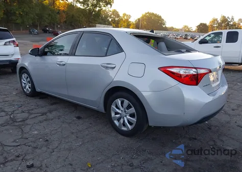 2015 Toyota Corolla Le z USA, uszkodzony, nr VIN 2T1BURHE9FC439293